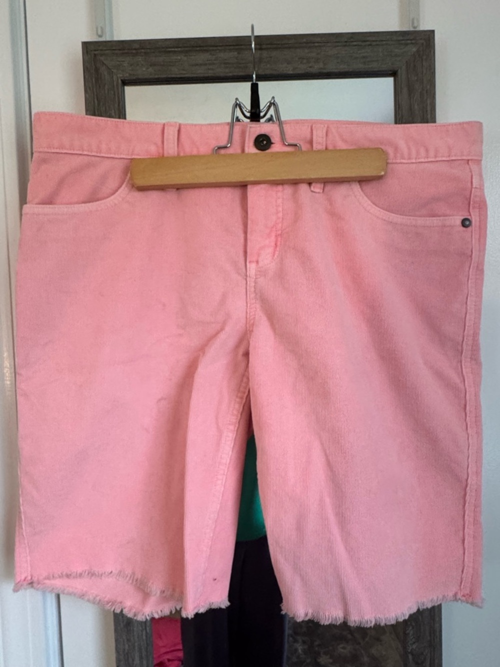 Carve Designs, 9inch, Pink Cutoff Shorts
